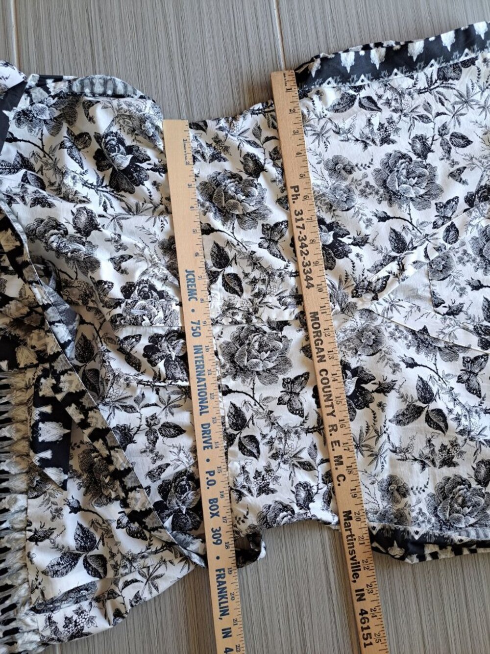 Abercrombie & Fitch Womens Floral Black White Maxi Dress Belted Waist Large Tall - Picture 12 of 14
